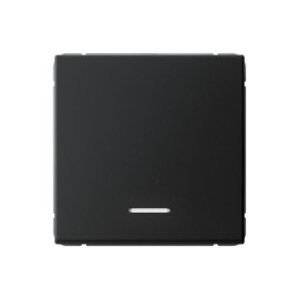 Выключатель 1-кл. ArtGallery 10AX с подсветкой быстрозажим. клем. механизм карбон SE GAL001013S