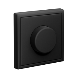 Светорегулятор поворотно-нажимной (диммер) ArtGallery LED RC 400Вт механизм карбон SE GAL001023