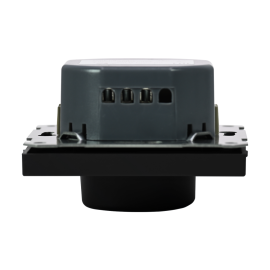 Светорегулятор поворотно-нажимной (диммер) ArtGallery LED RC 400Вт механизм карбон SE GAL001023