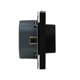 Светорегулятор поворотно-нажимной (диммер) ArtGallery LED RC 400Вт механизм карбон SE GAL001023