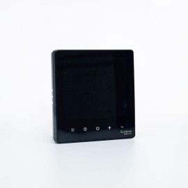 Термостат программируемый ArtGallery 16А с Wi-Fi для электрич. теплого пола моноблочный черн. SE GAL001038