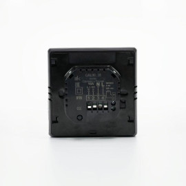 Термостат программируемый ArtGallery 16А с Wi-Fi для электрич. теплого пола моноблочный черн. SE GAL001038