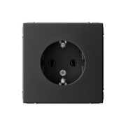 Розетка ArtGallery 16А с заземл. механизм карбон SE GAL001043