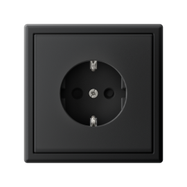 Розетка ArtGallery 16А с заземл. со шторками быстрозажим. клем. механизм карбон SE GAL001045S