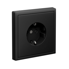 Розетка ArtGallery 16А с заземл. со шторками быстрозажим. клем. механизм карбон SE GAL001045S