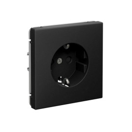 Розетка ArtGallery 16А с заземл. со шторками быстрозажим. клем. механизм карбон SE GAL001045S