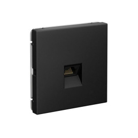 Розетка компьютерная ArtGallery RJ45 кат.5E механизм карбон SE GAL001083