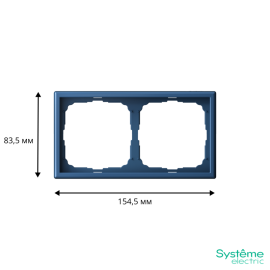 Рамка 2-м ArtGallery универс. аквамарин SE GAL001102