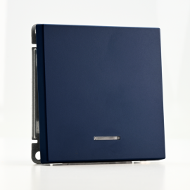 Выключатель 1-кл. ArtGallery (сх. 1а) 10AX с подсветкой механизм аквамарин SE GAL001113