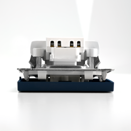 Выключатель 1-кл. ArtGallery (сх. 1а) 10AX с подсветкой механизм аквамарин SE GAL001113