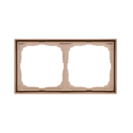 Рамка 2-м ArtGallery универс. песочн. SE GAL001202