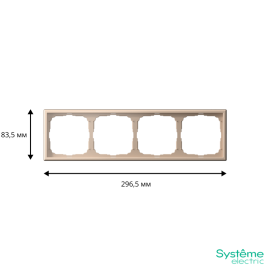 Рамка 4-м ArtGallery универс. песочн. SE GAL001204