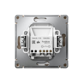 Выключатель 1-кл. ArtGallery 10AX быстрозажим. клем. механизм песочн. SE GAL001211S