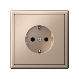 Розетка ArtGallery 16А с заземл. со шторками быстрозажим. клем. механизм песочн. SE GAL001245S