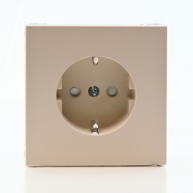Розетка ArtGallery 16А с заземл. со шторками быстрозажим. клем. механизм песочн. SE GAL001245S
