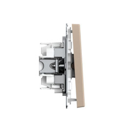 Переключатель 1-кл. ArtGallery 10AX быстрозажим. клем. механизм песочн. SE GAL001261S