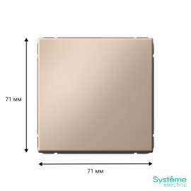 Переключатель 1-кл. ArtGallery (сх. 6) 10AX механизм песочн. SE GAL001261