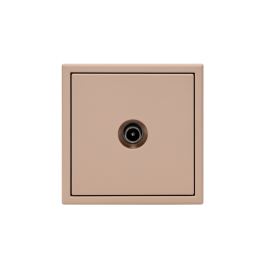 Розетка телевизионная оконечная TV ArtGallery 1дБ механизм песочн. SE GAL001291