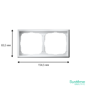 Рамка 2-м ArtGallery универс. лотос SE GAL001302