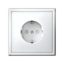 Розетка ArtGallery 16А с заземл. со шторками быстрозажим. клем. механизм лотос SE GAL001345S