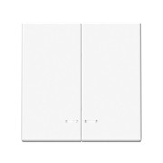 Выключатель 2-кл. ArtGallery (сх. 5а) 10AX с подсветкой механизм лотос SE GAL001353