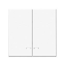 Выключатель 2-кл. ArtGallery (сх. 5а) 10AX с подсветкой механизм лотос SE GAL001353