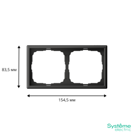 Рамка 2-м ArtGallery универс. базальт SE GAL001402