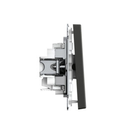 Выключатель 1-кл. ArtGallery 10AX быстрозажим. клем. механизм базальт SE GAL001411S