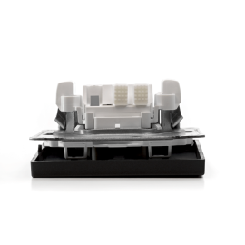 Выключатель 1-кл. ArtGallery 10AX с подсветкой быстрозажим. клем. механизм базальт SE GAL001413S