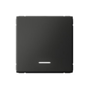 Выключатель 1-кл. ArtGallery 10AX с подсветкой быстрозажим. клем. механизм базальт SE GAL001413S