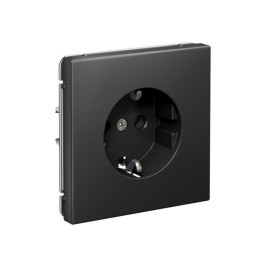 Розетка ArtGallery 16А с заземл. быстрозажим. клем. механизм базальт SE GAL001443S