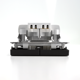 Выключатель 2-кл. ArtGallery (сх. 5) 10AX механизм базальт SE GAL001451