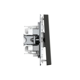 Переключатель 1-кл. ArtGallery 10AX быстрозажим. клем. механизм базальт SE GAL001461S