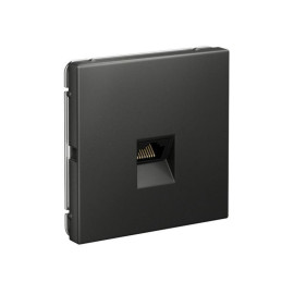 Розетка компьютерная ArtGallery RJ45 кат.5E механизм базальт SE GAL001483