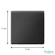 Вывод кабеля ArtGallery механизм базальт SE GAL001499