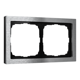 Рамка 2-м ArtGallery Pure метал. алюм. SE GAL312102