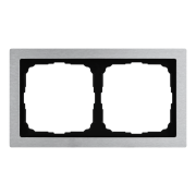 Рамка 2-м ArtGallery Pure метал. алюм. SE GAL312102