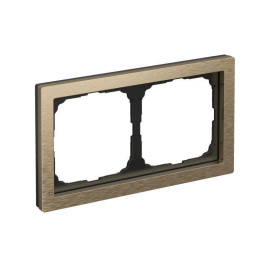 Рамка 2-м ArtGallery Pure метал. латунь SE GAL312202