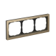 Рамка 3-м ArtGallery Pure метал. латунь SE GAL312203