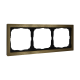 Рамка 3-м ArtGallery Pure метал. латунь SE GAL312203