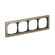 Рамка 4-м ArtGallery Pure метал. латунь SE GAL312204