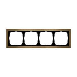Рамка 4-м ArtGallery Pure метал. латунь SE GAL312204