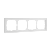 Рамка 4-м ArtGallery Pure матов. органич. стекло бел. SE GAL330104