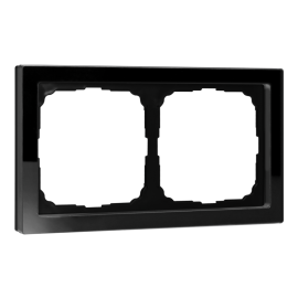 Рамка 2-м ArtGallery Pure матов. органич. стекло черн. SE GAL331002