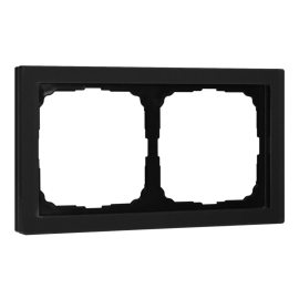 Рамка 2-м ArtGallery Pure матов. органич. стекло черн. SE GAL331002