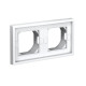 Рамка 2-м ArtGallery IP44 бел. SE GAL440102