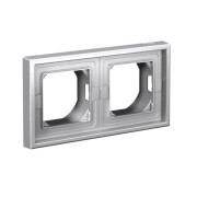 Рамка 2-м ArtGallery IP44 алюм. SE GAL440302