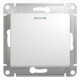Выключатель 1-кл. СП Glossa 10А IP20 (сх. 1а) 10AX с подсветкой механизм бел. SE GSL000113