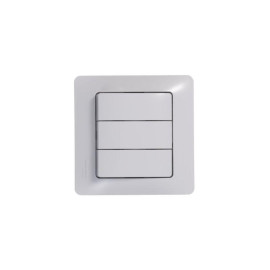 Выключатель 3-кл. СП Glossa 10А IP20 (сх. 1+1+1) 10AX механизм бел. SE GSL000131