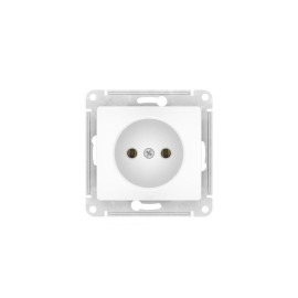 Розетка Glossa 16А без заземл. быстрозажим. клем. механизм бел. SE GSL000141S